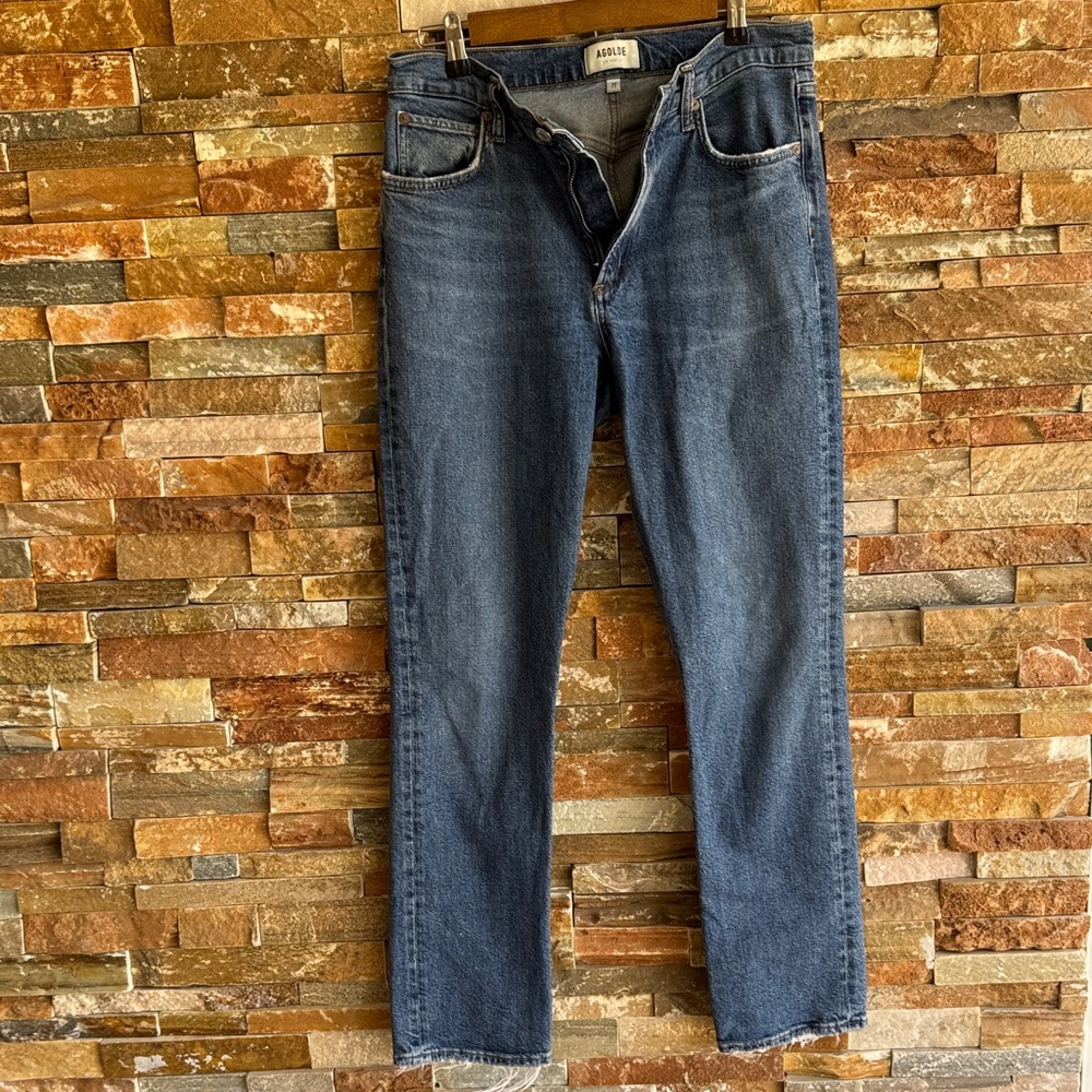 AGOLDE Lyle Jeans Size 29 Organic Cotton Elastane Blend Zip Fly #A9023C-1370